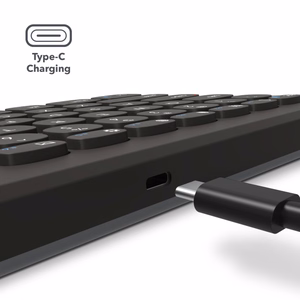 ZAGG Pro Keyboard 12 inch, hiilenharmaa, UK (langaton lataus latausalustalla)