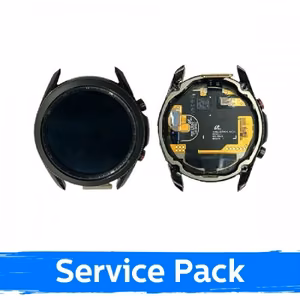 LCD Display Compatible With Samsung R845 (R840) Watch Classic 3 41mm With Frame / Mystic Black / (Service Pack)