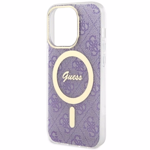 Guess GUHMP14LH4STU iPhone 14 Pro 6.1 violetti/violetti suojakuori 4G MagSafe