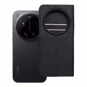 Flip case for Xiaomi 17 ULTRA 4Card RFID anti-theft tech fabric black