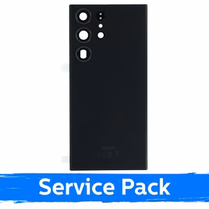 Back Cover Compatible With Samsung S918 S23 Ultra / Phantom Black / (Service Pack)