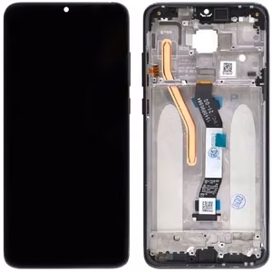 LCD-näyttö Xiaomi Redmi Note 8 Pro kosketusnäytöllä ja kehyksellä harmaa ORG