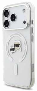 Case Karl Lagerfeld IML K&CH Heads Metal Frame MagSafe Apple iPhone 17 Pro Max
