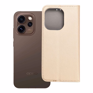 Läppäkotelo Oppo Reno 15 PRO 5G Smart Case Book kultainen