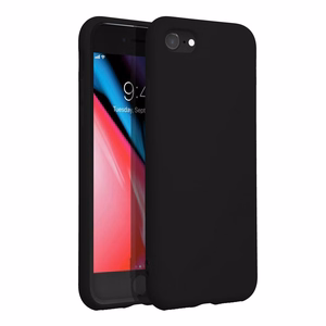 Silikoninen suojakuori puhelimelle IPHONE 8 - musta