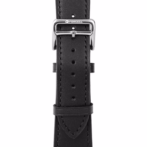 Hihna Apple Watch:lle Forcell F-Design FA20 reikänahka ekologinen 42 / 44 / 45 / 49 mm musta