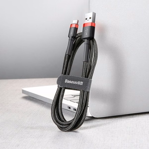 Baseus CATKLF-U91 USB cable USB 2.0 3 m USB A USB C Black, Red