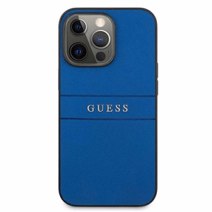 Guess GUHCP13LPSASBBL iPhone 13 Pro / 13 6.1" sininen/sininen saffianohihna