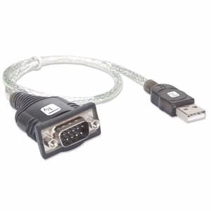 Techly USB-sarjaporttisovittimen muunnin blisterpakkauksessa IDATA USB-SER-2T
