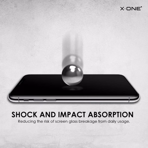 X-ONE Full Cover Extra Strong Matte - for iPhone 11 tempered glass 9H