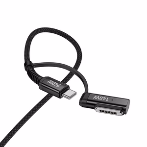Kaapeli 2in1 USB C - USB C / Mag3 Hoco 240W 1,8 m U142 musta