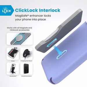 Speck Presidio2 Pro -suojakuori MagSafe- ja ClickLock-tuella iPhone 16 Pro Maxille, Future Lavender/Cassis Purple