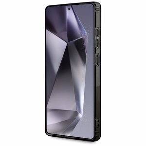 AMG läpinäkyvä Rhombs MagSafe Suojakuori Samsung Galaxy S25 Ultralle - musta