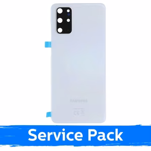 Takakuori yhteensopiva Samsung G985 S20 Plus / Cloud valkoinen / (Service Pack)