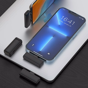 Langaton solmiomikrofoni USB-C latauskotelon kanssa S11 musta