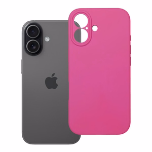 Silikoninen suojakuori iPhone 17:lle 2mm vaaleanpunainen