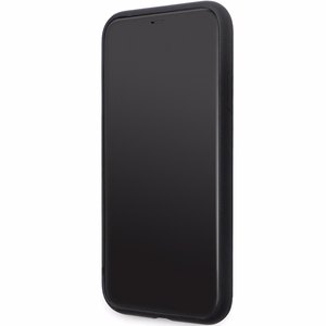 Karl Lagerfeld KLHCN61SMHCNPK Suojakuori iPhone 11 / Xr:lle - musta Silikoninen C Metal Pin