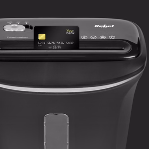 REBEL document shredder with 12 L bin
