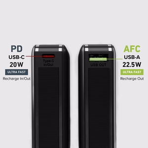 Powerbank SBS TEBB10000HDPD20K 10000 mAh Power Delivery -virtalähteellä - musta