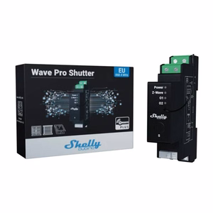 DIN-relee energianmittauksella Shelly Qubino Wave Pro Shutter