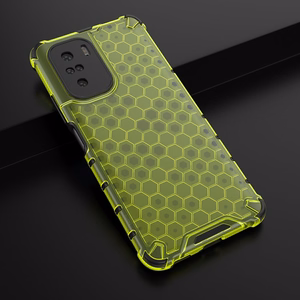 Honeycomb Asia panssari kansi TPU puskuri Xiaomi Redmi K40 Pro + / K40 Pro / K40 / K40 / Poco F3 vihreä