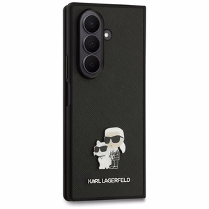 KARL LAGERFELD suojakuori Samsung Z Fold7 KLHCZFD7SAPKCNPK (Saffiano KC PIN) musta