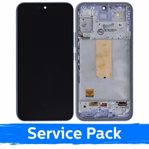 LCD-näyttö yhteensopiva Samsung A546 A54 5G kehyksellä / violetti / (Service Pack)