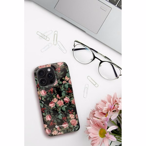 Suojakuori iPhone 15:lle Forcell F-Protect Mirage MagSafe-yhteensopiva Military Drop-Test ruusudraama
