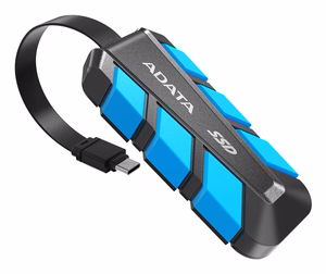 ADATA SC740 500 GB USB Type-C 3.2 Gen 2 (3.1 Gen 2) Black, Blue