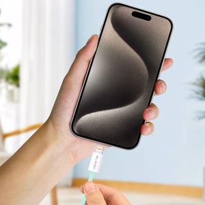 Blavec Cable Candy punottua - Type C - Lightning - PD 20W 2,4A 2 metriä Apple CarPlay (CCA-CL24GN20) vihreä