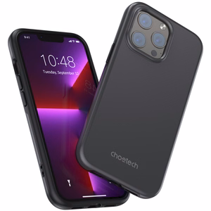 Choetech MFM Anti-drop tapauksessa Made for MagSafe iPhone 13 Pro musta (PC0113-MFM-BK)