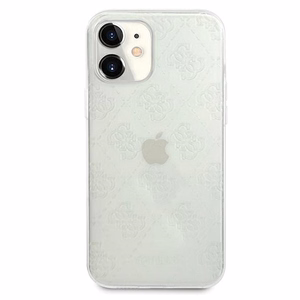Guess GUHCP12S3D4GTR iPhone 12 mini 5.4" transparent hardcase 4G 3D Pattern Collection