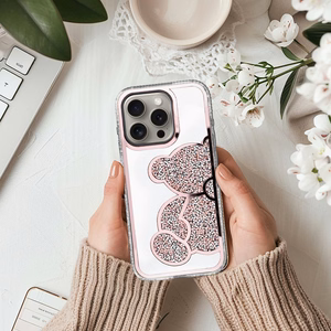 TEDDY BEAR puhelimen kuori IPHONE 13 MINI pinkki
