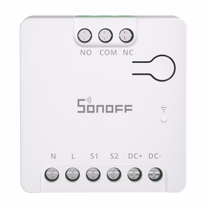 SONOFF MINI-D älykäs Wi-Fi Matter -kytkin (AC/DC 12-48V, potentiaalivapaa kosketin)