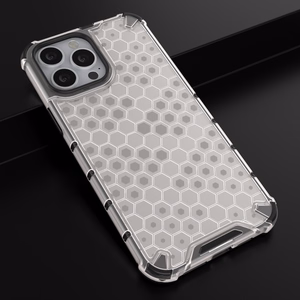 Honeycomb Asia panssari kansi TPU puskuri iPhone 13 Pro Max läpinäkyvä iPhone 13 Pro Max