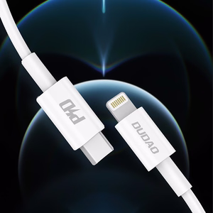 Dudao L6X USB-C - Lightning PD 20W 1m Kaapeli - valkoinen