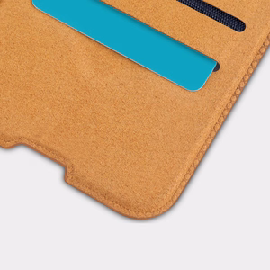 Nillkin Qin Asia Asia Xiaomi Redmi Note 11 Pro + (Kiina) / Redmi Note 11 Pro (Kiina) / Mi11i HyperCharge Camera Protector Holster Cover Flip Case Musta