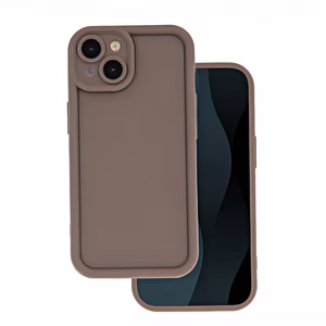 Frame TPU suojakuori Samsung Galaxy A14 4G / A14 5G ruskea