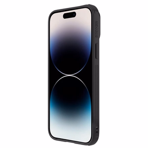 Nillkin Synthetic Fiber S Case iPhone 14 Pro Max kotelo kamerasuojalla, musta