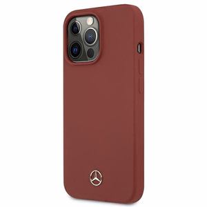 Mercedes Silicone Line kotelo iPhone 13 Pro Max - punainen