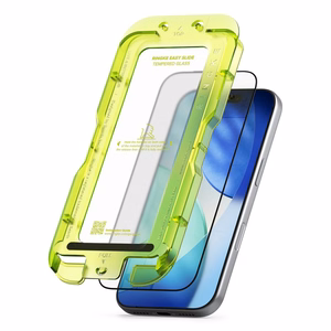 Ringke Easy Slide 2-pack Karkaistu Lasi iPhone 17 Pro:lle - Musta