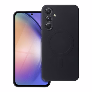 SILICONE MAG COVER puhelinkuori, magneettiyhteensopiva, Samsung A54 musta