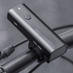Rockbros 24710012001 polkupyörän etuvalo 800 lm + USB-C - USB-A kaapeli - musta