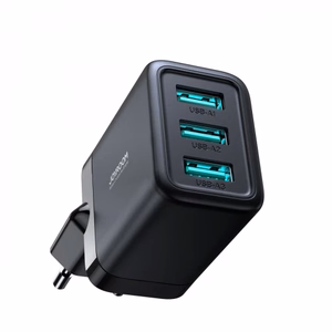 Charger Joyroom "JR-TCN02" Black 17W (3xUSB)