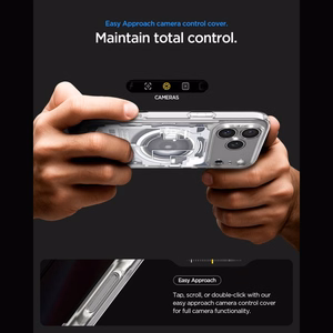 Spigen Ultra Hybrid MagSafe Zero One -suojakuori iPhone 18 Pro / 17 Pro -malleille, valkoinen