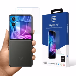 Tecno Phantom V Flip2 (front) – 3mk Silky Matt Pro puhelimen näytönsuoja