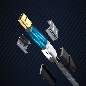 Wozinsky HDMI 2.1 -kaapeli 8K 60 Hz 48 Gbps / 4K 120 Hz / 2K 144 Hz 3 m hopea (WHDMI-30)