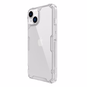 Nillkin Nature Pro iPhone 14 Plus kotelo, panssaroitu kansi, läpinäkyvä kansi