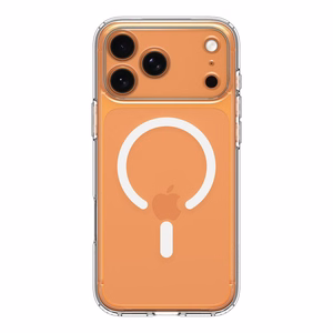 Spigen Ultra Hybrid MagSafe Suojakuori iPhone 17 Pro:lle - kirkas ja valkoinen