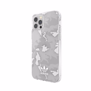 Adidas OR SnapCase Camo iPhone 12/12 Pro läpinäkyvä/valkoinen 43705
